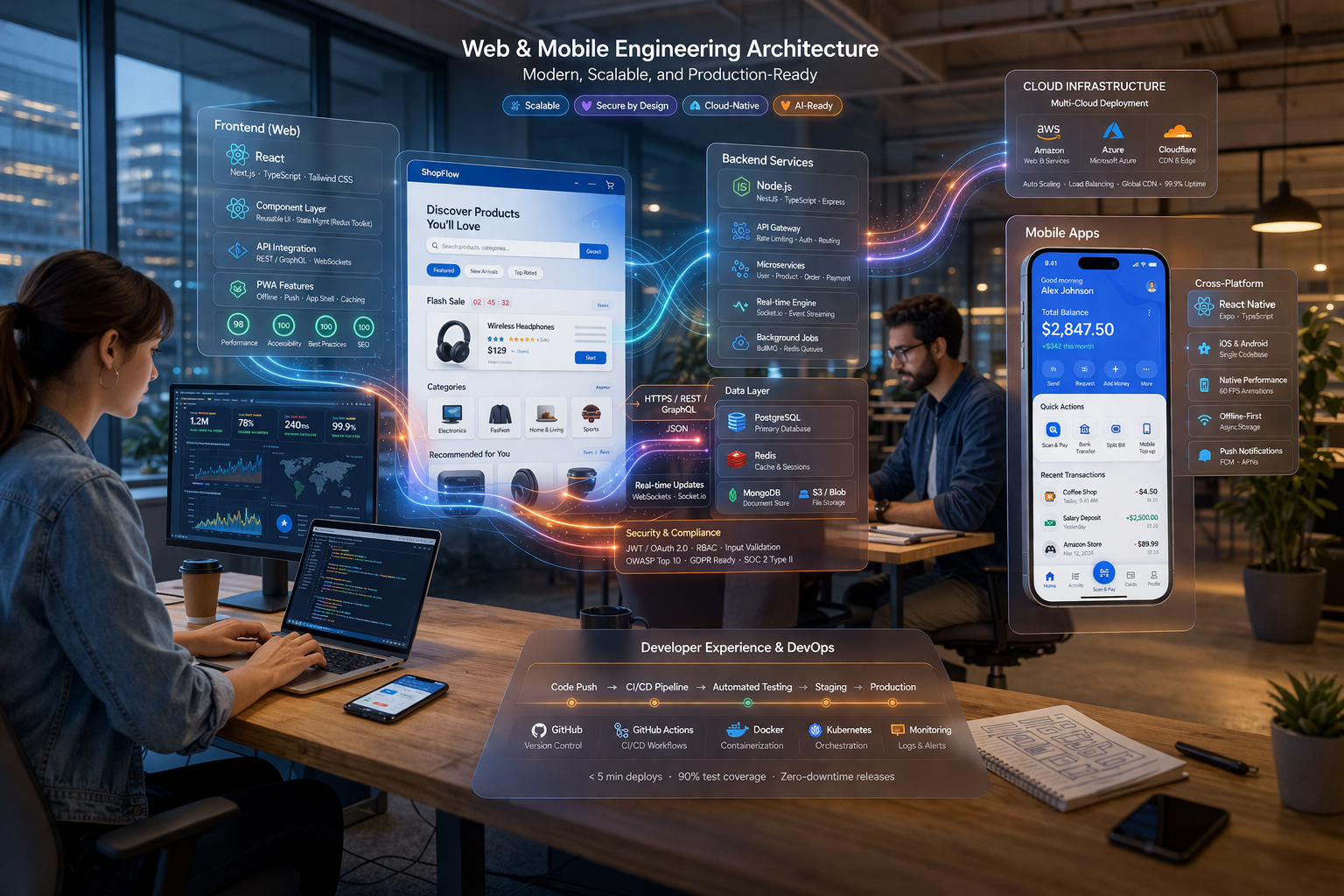 Mobile engineering visual